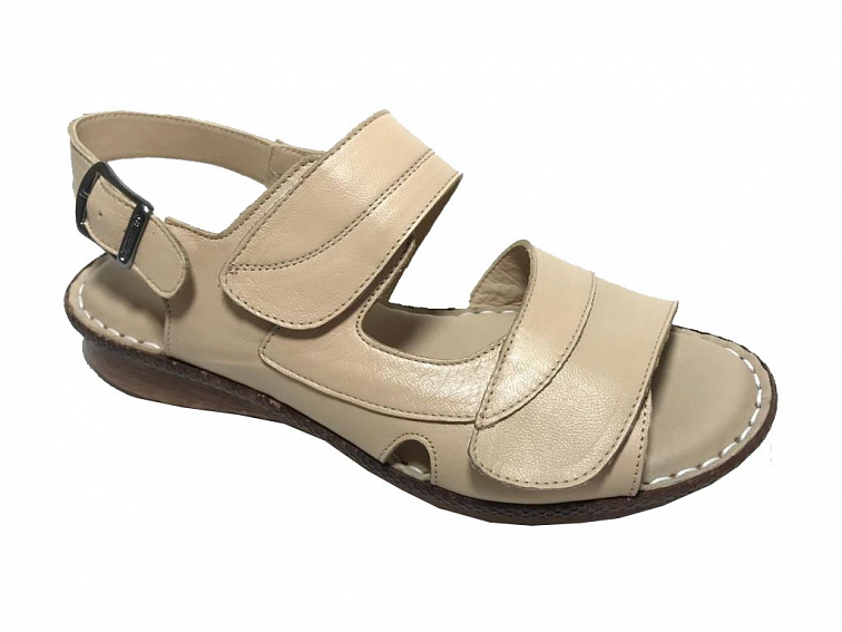 Oblíbené kožené v barvě pískové. Jde o sandály z exklusivní kůže a poskytnou vám naprostý komfort.