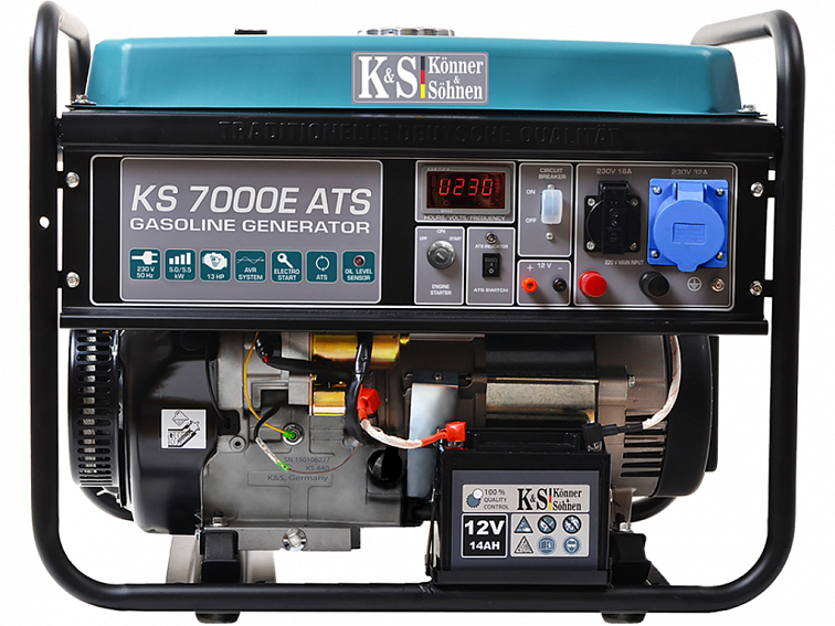 Könner & Söhnen Gasoline Generator KS 7000E ATS - Hahn-profi.com